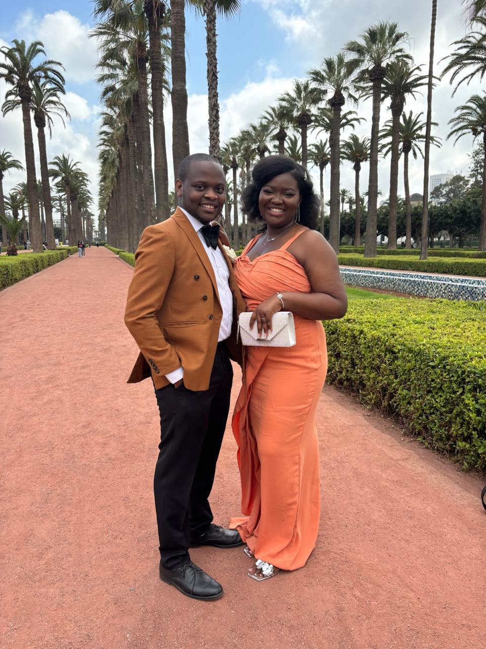 Laurencia et Harris at prewedding reception